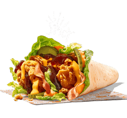 Bacon & Cheese Wrap – Spicy