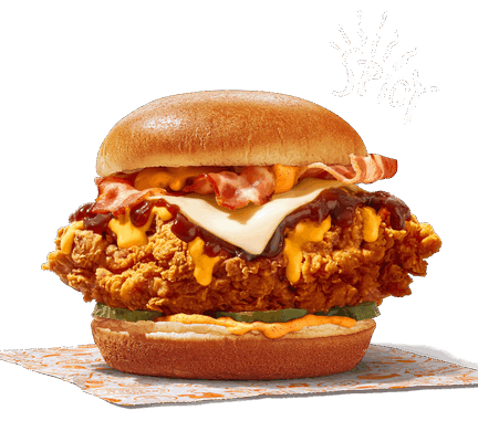 BBQ Bacon&Cheese Sandwich – Spicy