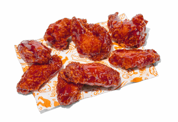 Red Hot Honey Glazed Wings – 8 db
